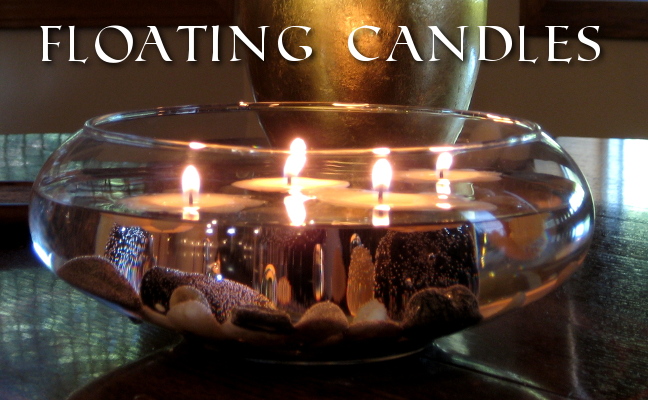 Light Up Your Evening-DIY Floating Candles Centerpiece - Learn How